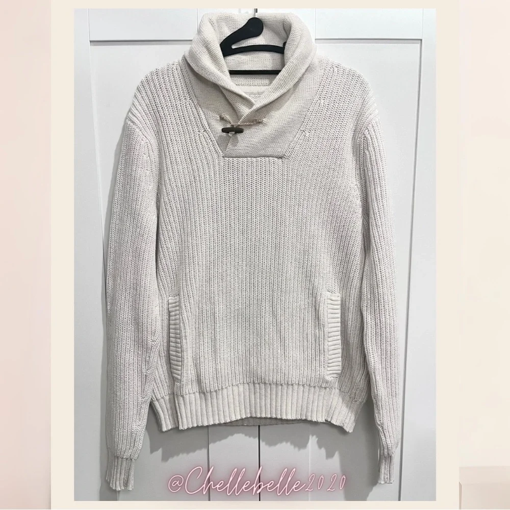 ✨🤍 H&M Off-White Pullover Sweater 🤍✨ - Picture 2 of 7